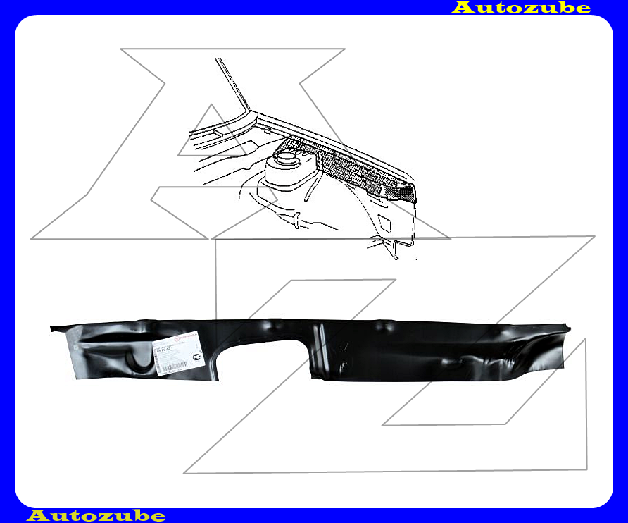 Első sárvédő felfogató javító perem bal /RENDELÉSRE/ {KLOKKERHOLM} Első sárvédő felfogató javító perem bal /RENDELÉSRE/ {KLOKKERHOLM}