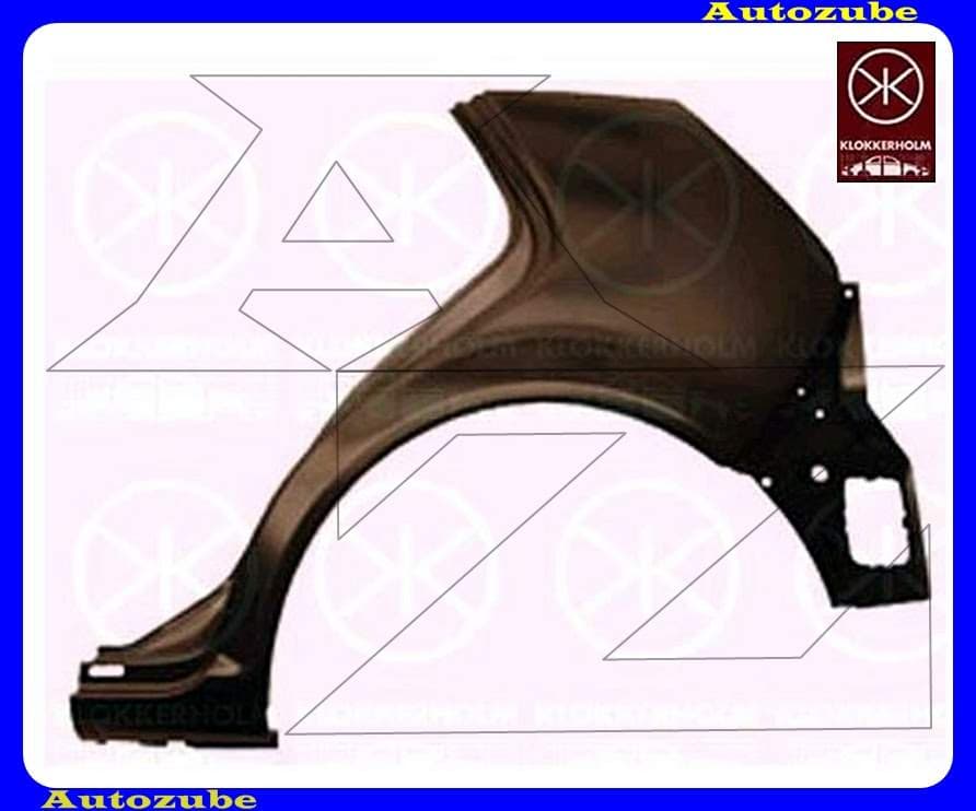 Hátsó sárvédő bal Hátsó sárvédő bal