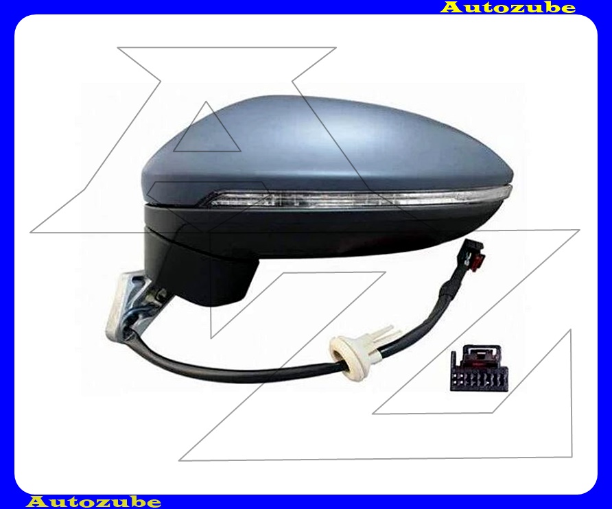 Visszapillantó tükör bal, elektromos, fűthető-aszférikus tükörlappal, fényezhető borítással, irányjelzővel Visszapillantó tükör bal, elektromos, fűthető-aszférikus tükörlappal, fényezhető borítással, irányjelzővel