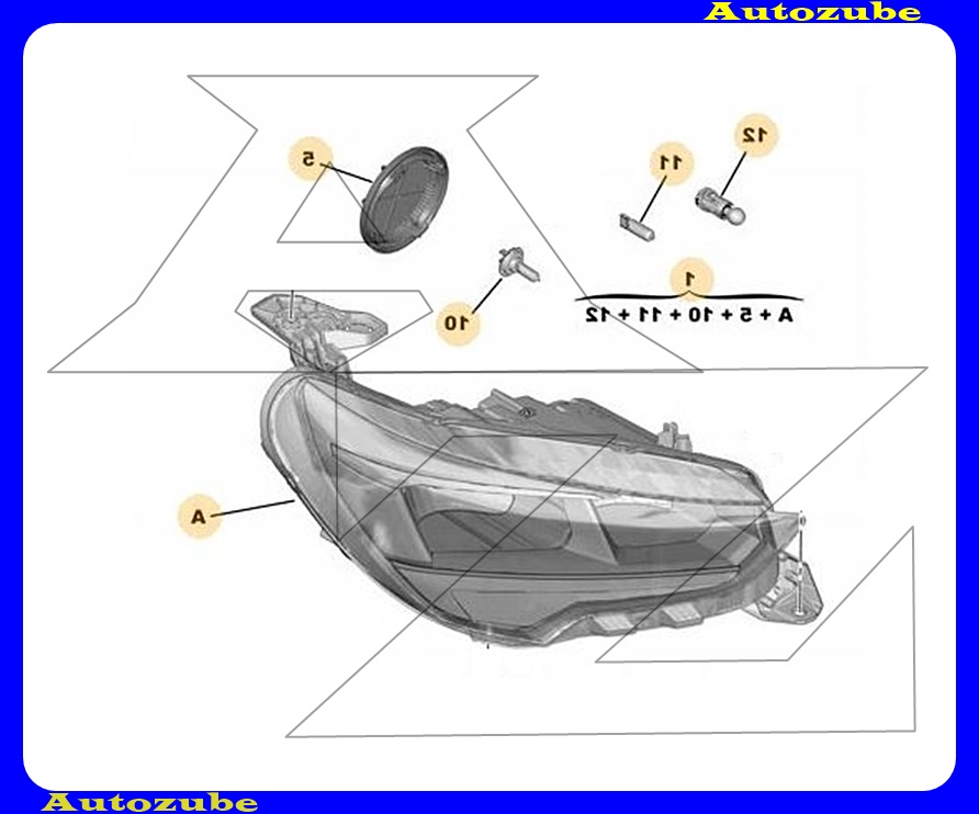 Fényszóró jobb (H7/H15) motorral {GYÁRI ALKATRÉSZ} (Egyedi rendelésre, NEM visszáruzható) Fényszóró jobb (H7/H15) motorral {GYÁRI ALKATRÉSZ} (Egyedi rendelésre, NEM visszáruzható)