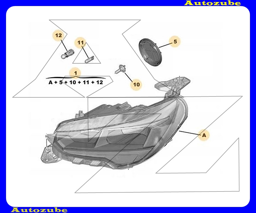 Fényszóró bal (H7/H15) motorral {GYÁRI ALKATRÉSZ} (Egyedi rendelésre, NEM visszáruzható) Fényszóró bal (H7/H15) motorral {GYÁRI ALKATRÉSZ} (Egyedi rendelésre, NEM visszáruzható)