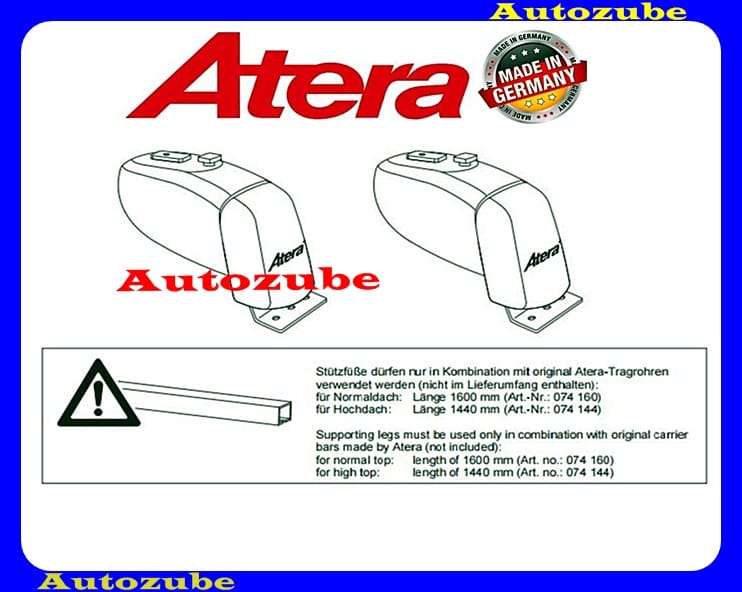 Tetőcsomagtartó láb, párban Tetőcsomagtartó láb, párban
