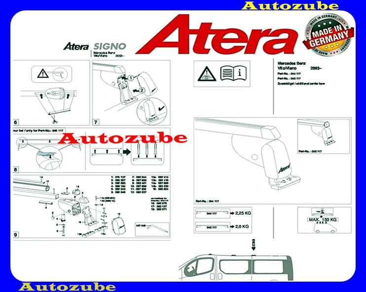 Tetőcsomagtartó 1db, aluminium rúddal Tetőcsomagtartó 1db, aluminium rúddal