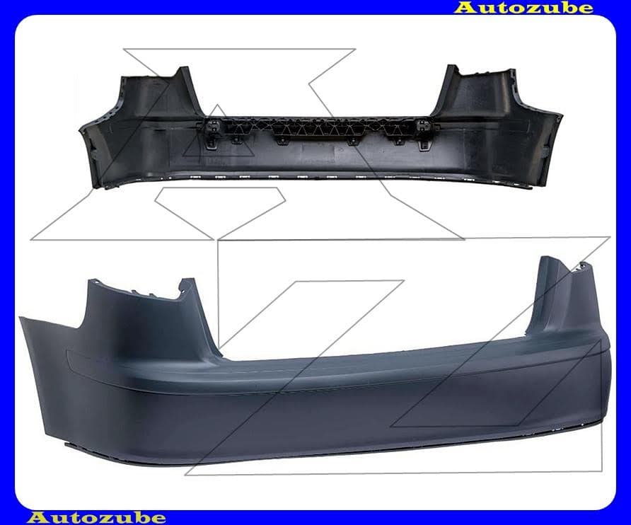 Hátsó lökhárító alapozott Hátsó lökhárító alapozott