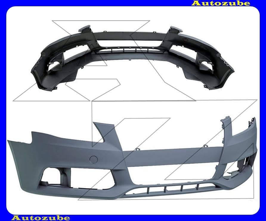 Első lökhárító alapozott Első lökhárító alapozott