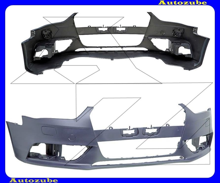 Első lökhárító alapozott, fényszórómosós /RENDELÉSRE/ Első lökhárító alapozott, fényszórómosós /RENDELÉSRE/