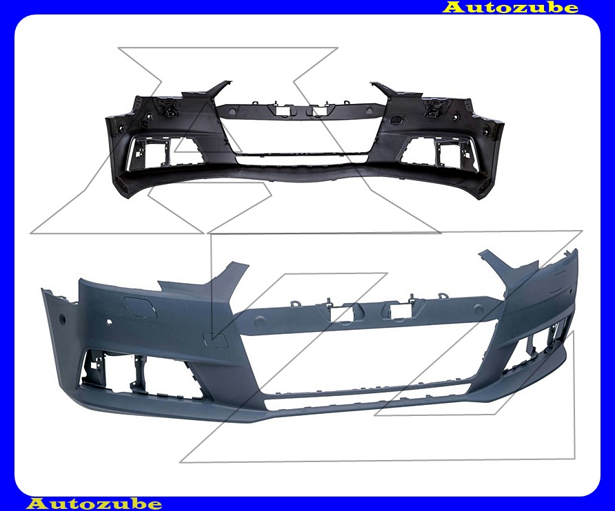 Első lökhárító alapozott Első lökhárító alapozott