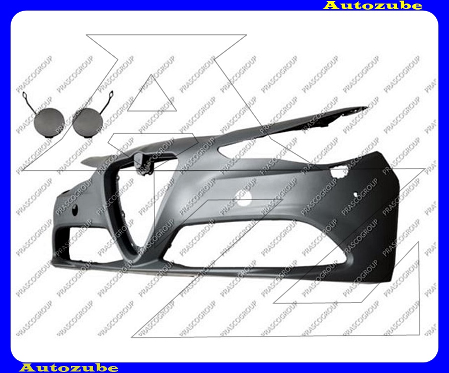 Első lökhárító alapozott, szenzoros és fényszórómosós /RENDELÉSRE/ Első lökhárító alapozott, szenzoros és fényszórómosós /RENDELÉSRE/
