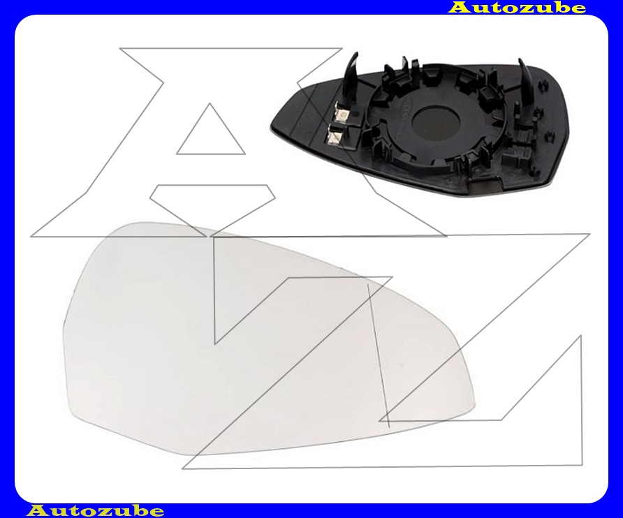 Visszapillantó tükörlap jobb, fűthető-aszférikus (tartólappal) Visszapillantó tükörlap jobb, fűthető-aszférikus (tartólappal)