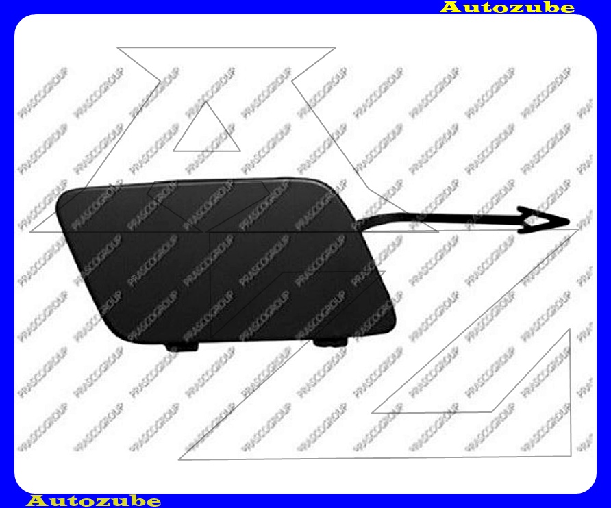 Első lökhárító vonószemtakaró, alapozott Első lökhárító vonószemtakaró, alapozott