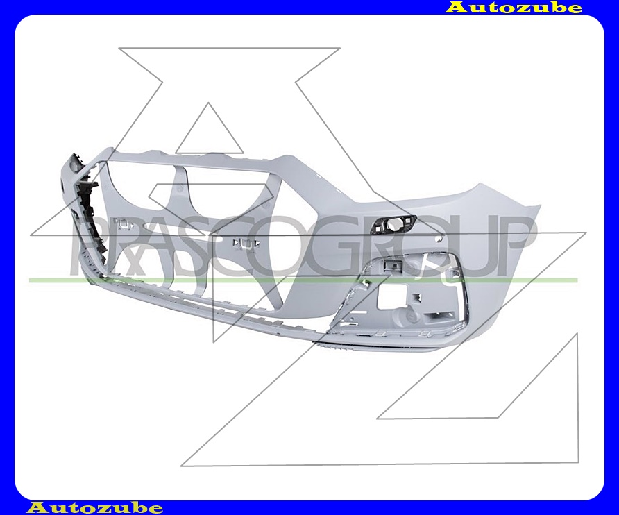 Első lökhárító alapozott, fényszórómosós és 2 szenzoros Első lökhárító alapozott, fényszórómosós és 2 szenzoros