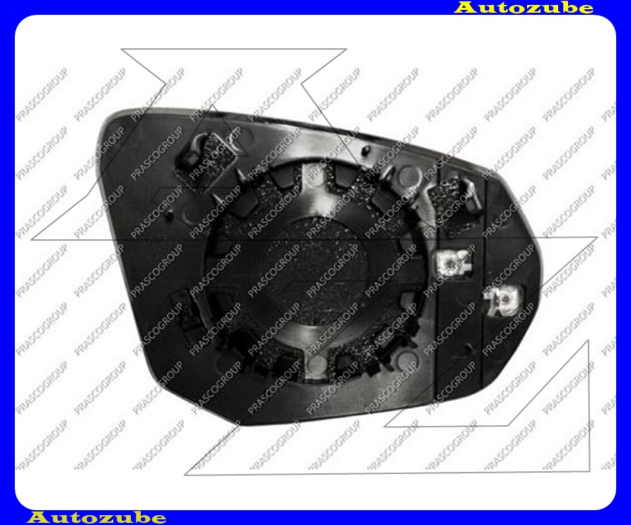 Visszapillantó tükörlap bal, fűthető-domború (tartólappal) Visszapillantó tükörlap bal, fűthető-domború (tartólappal)