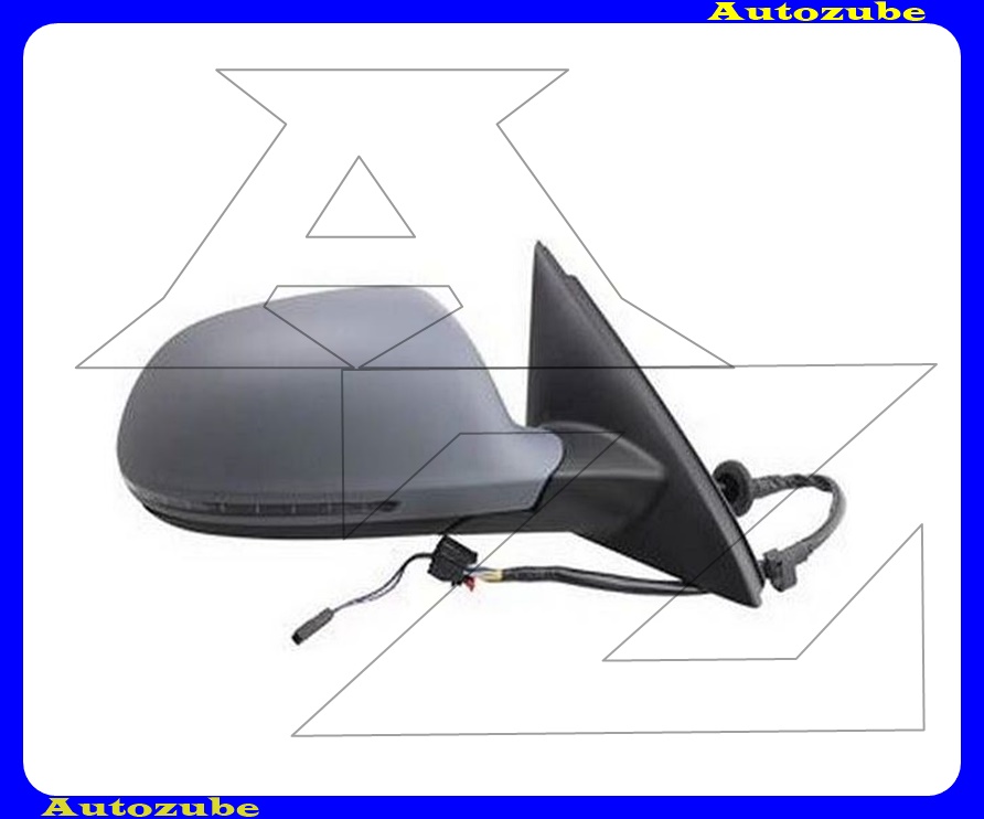 Visszapillantó tükör jobb, elektromosan behajló, fűthető-aszférikus tükörlappal, fényezhető borítással, irányjelzővel /12-PIN/ Visszapillantó tükör jobb, elektromosan behajló, fűthető-aszférikus tükörlappal, fényezhető borítással, irányjelzővel /12-PIN/