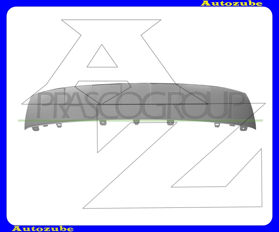 Első lökhárító alatti spoiler, ezüst Első lökhárító alatti spoiler, ezüst