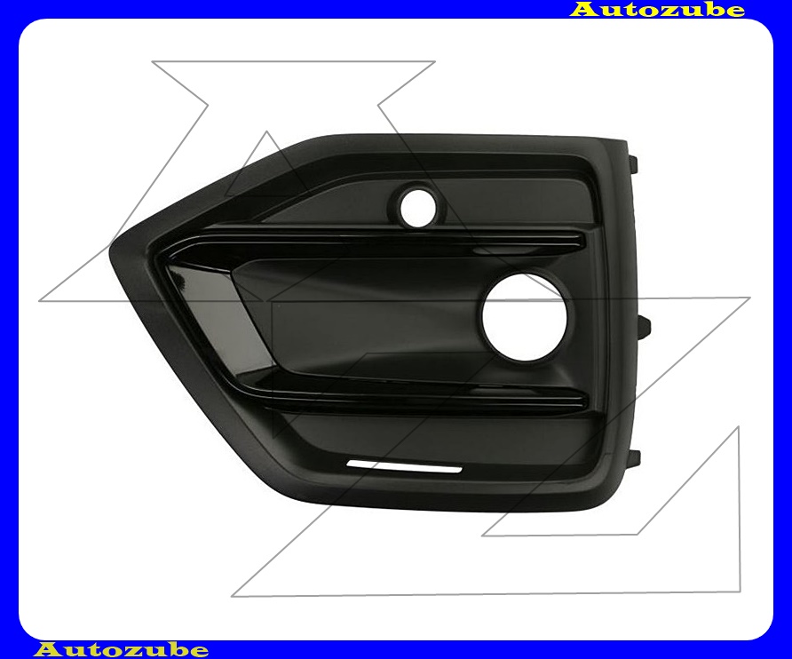 Első lökhárító rács bal, fekete fekete betéttel Első lökhárító rács bal, fekete fekete betéttel