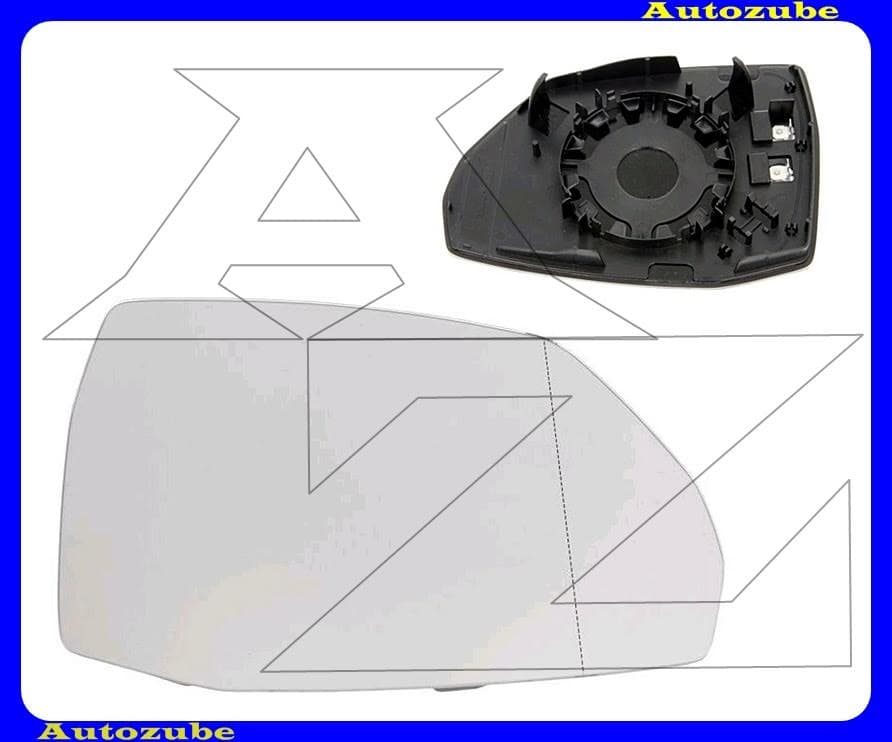 Visszapillantó tükörlap jobb, fűthető-aszférikus (tartólappal) Visszapillantó tükörlap jobb, fűthető-aszférikus (tartólappal)