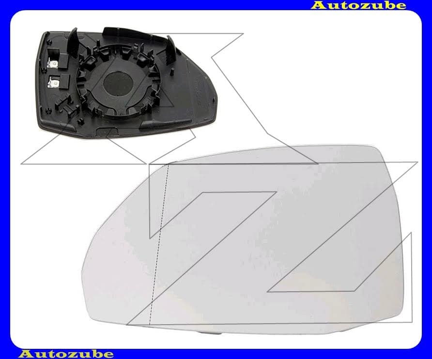 Visszapillantó tükörlap bal, fűthető-aszférikus (tartólappal) Visszapillantó tükörlap bal, fűthető-aszférikus (tartólappal)