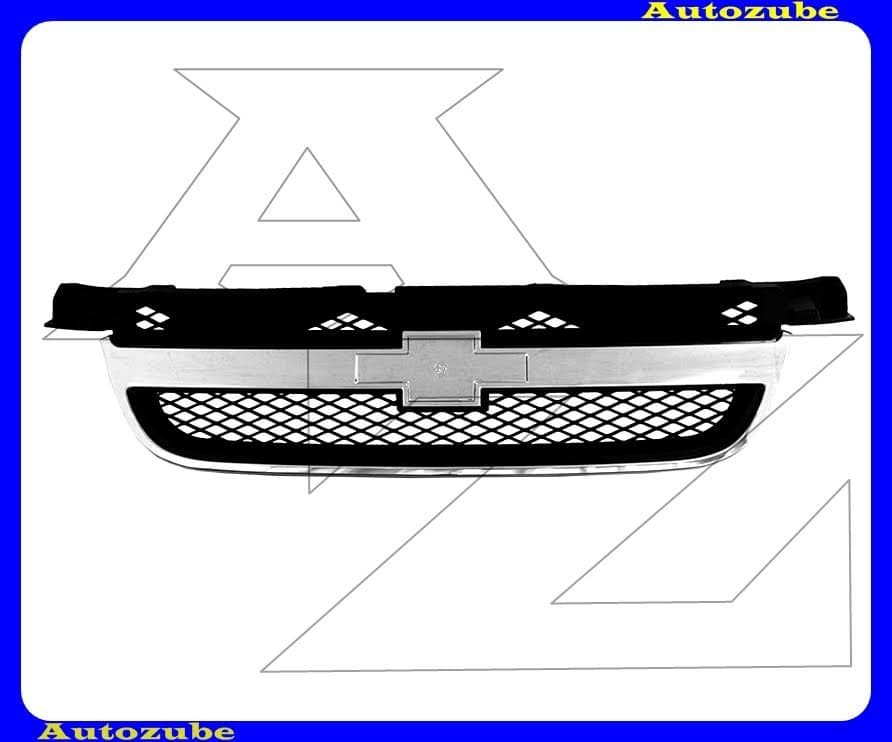 Hűtődíszrács fekete, krómdíszléccel Hűtődíszrács fekete, krómdíszléccel