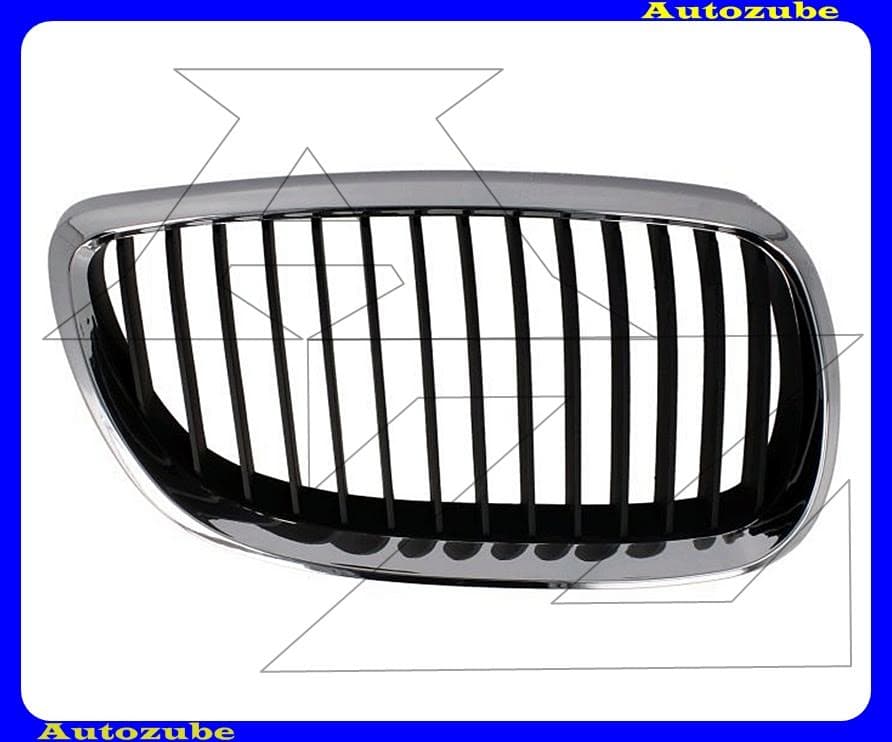 Hűtődíszrács jobb krómkerettel, fekete bordákkal Hűtődíszrács jobb krómkerettel, fekete bordákkal