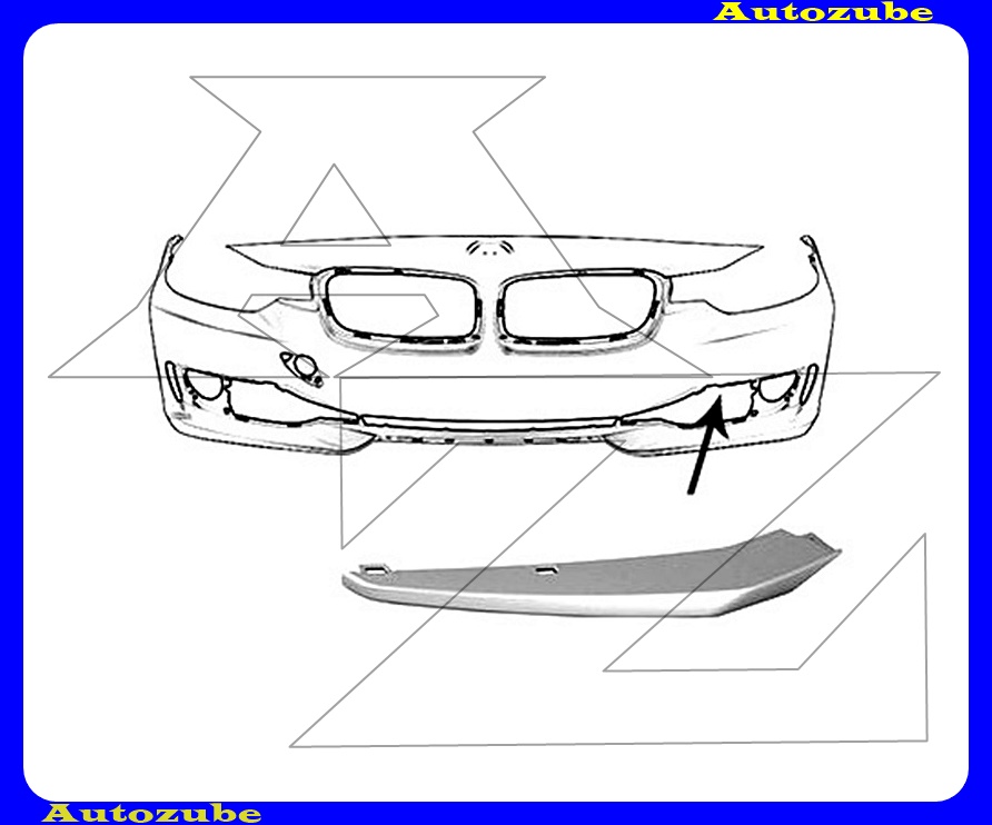 Első lökhárító díszléc Első lökhárító díszléc