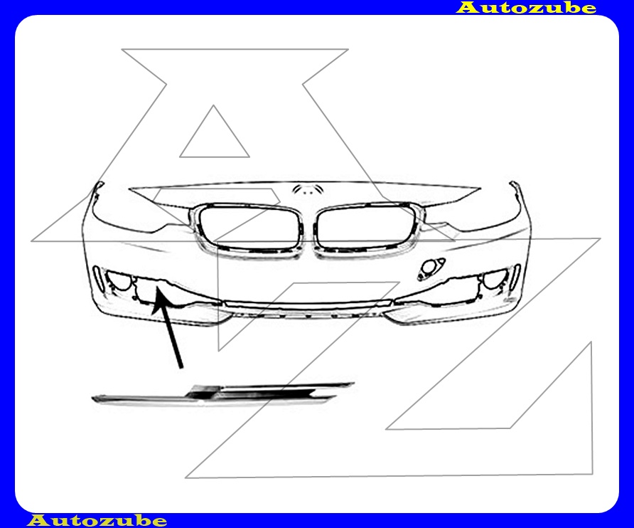 Első lökhárító díszléc Első lökhárító díszléc