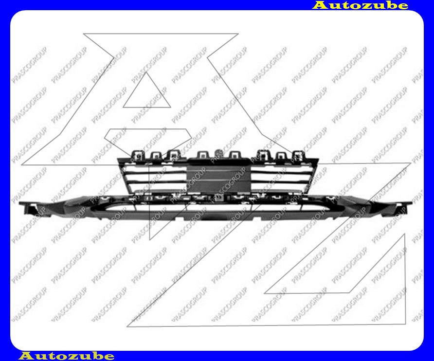 Első lökhárító rács középső (Távolságtartó tempomattal szerelt járművekhez) Első lökhárító rács középső (Távolságtartó tempomattal szerelt járművekhez)