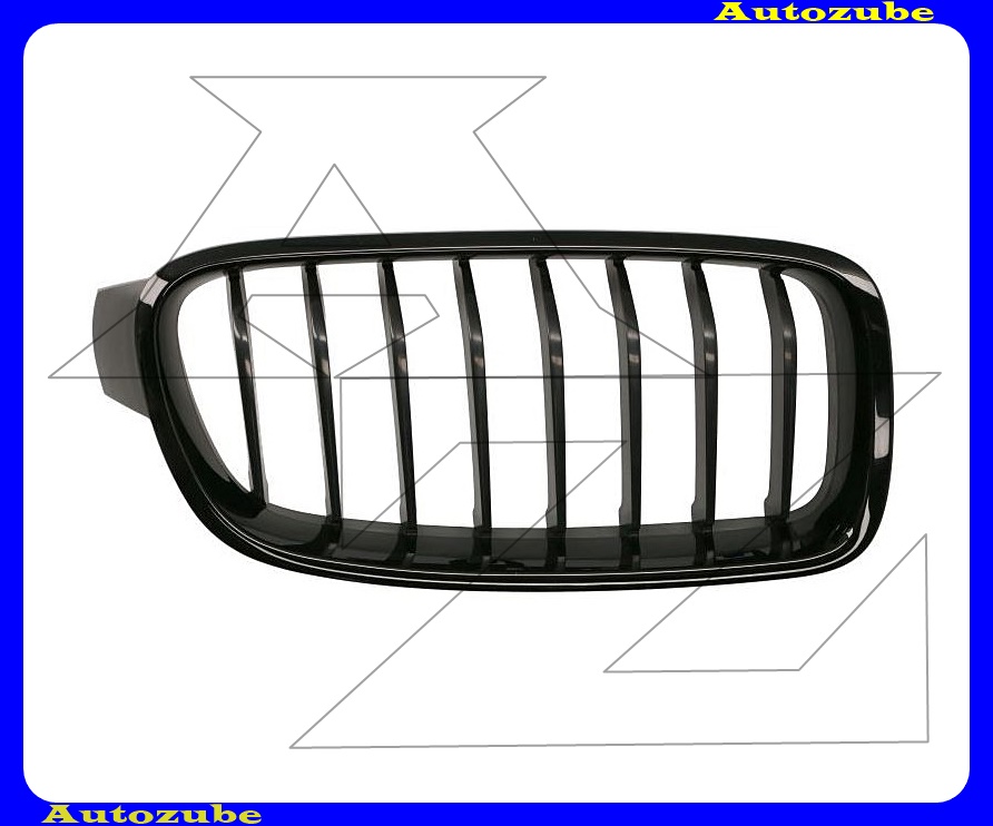 Hűtődíszrács jobb, fekete Hűtődíszrács jobb, fekete