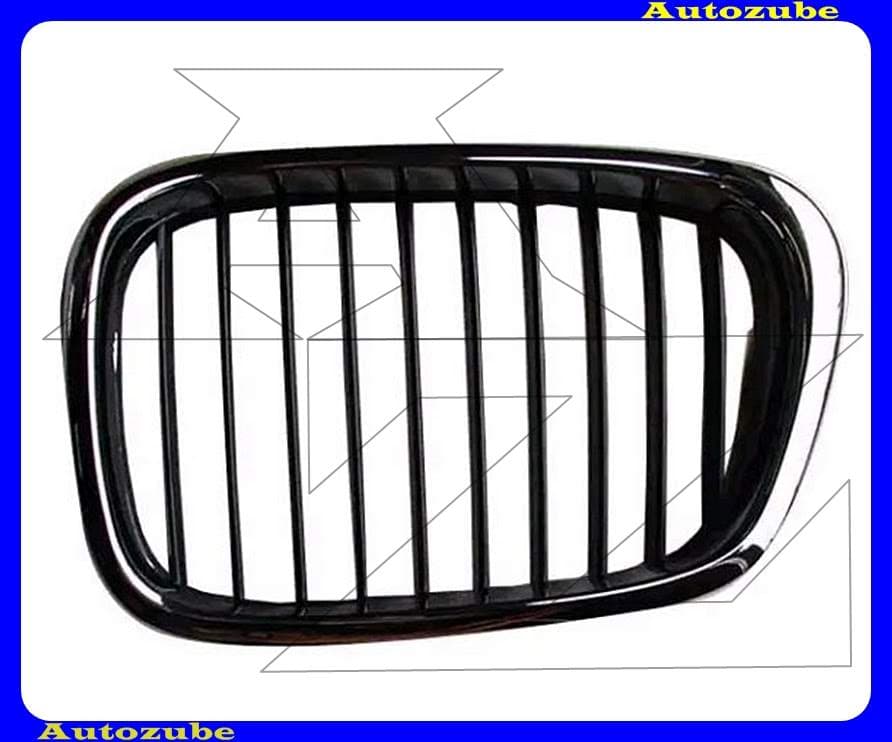 Hűtődíszrács bal, krómkerettel, fekete bordákkal (kivéve: M5) Hűtődíszrács bal, krómkerettel, fekete bordákkal (kivéve: M5)