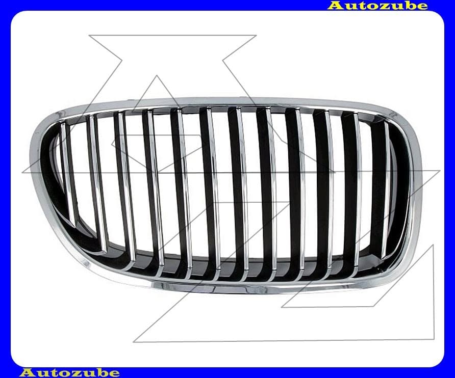 Hűtődíszrács jobb, krómkerettel, króm bordákkal Hűtődíszrács jobb, krómkerettel, króm bordákkal