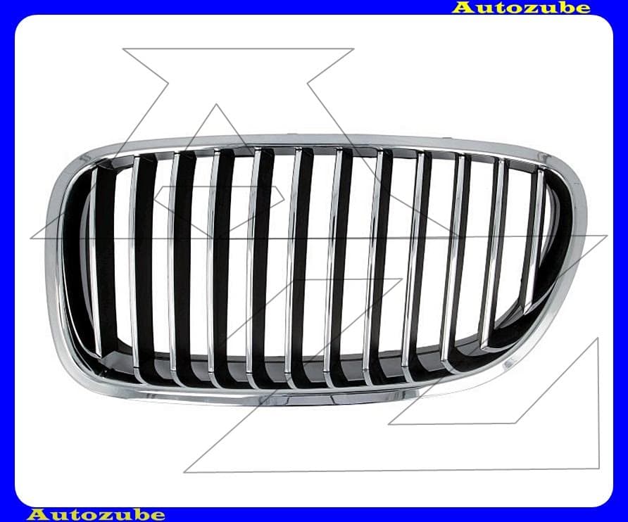 Hűtődíszrács bal, krómkerettel, króm bordákkal Hűtődíszrács bal, krómkerettel, króm bordákkal