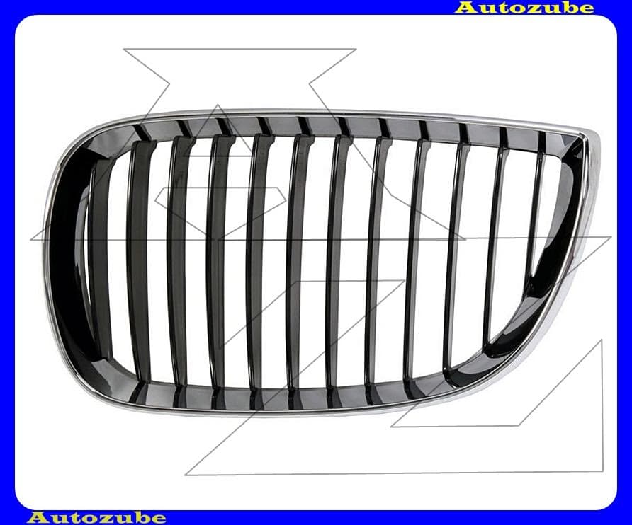 Hűtődíszrács bal, krómkerettel, fekete bordákkal Hűtődíszrács bal, krómkerettel, fekete bordákkal