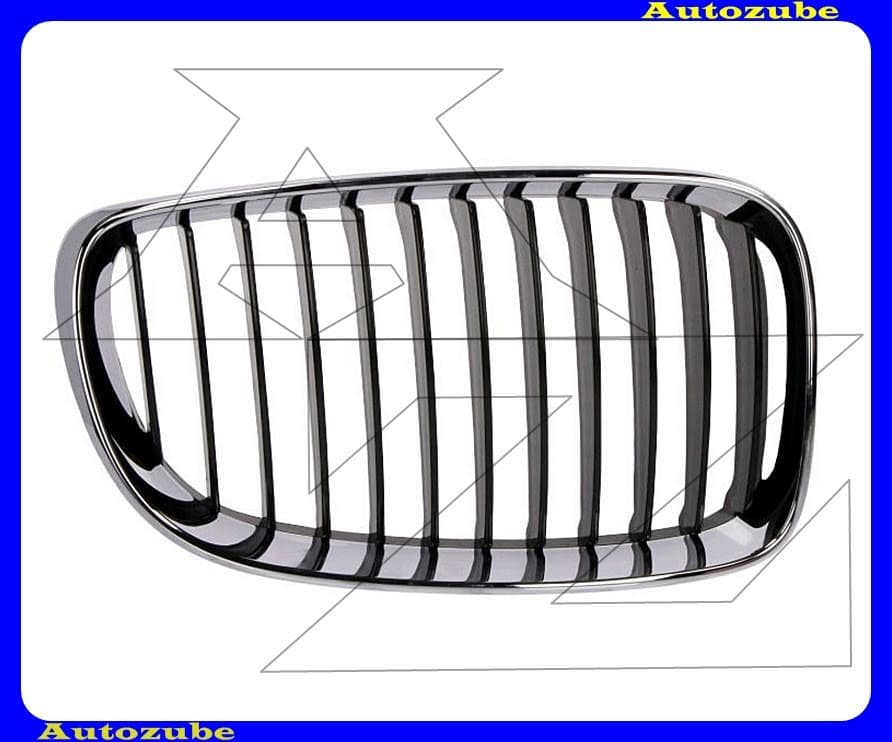 Hűtődíszrács jobb, krómkerettel, fekete bordákkal Hűtődíszrács jobb, krómkerettel, fekete bordákkal