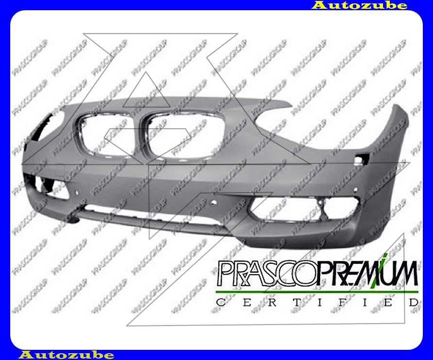Első lökhárító alapozott, fényszórómosós és szenzoros Első lökhárító alapozott, fényszórómosós és szenzoros