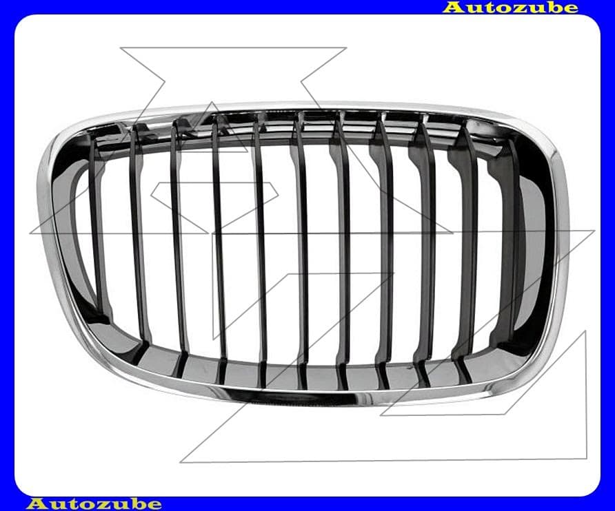 Hűtődíszrács jobb, krómkerettel, fekete bordákkal Hűtődíszrács jobb, krómkerettel, fekete bordákkal