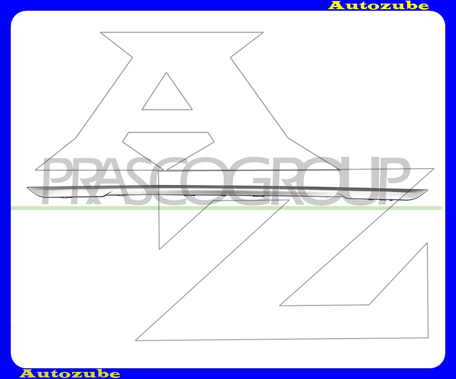 Hátsó lökhárító krómdíszléc Hátsó lökhárító krómdíszléc