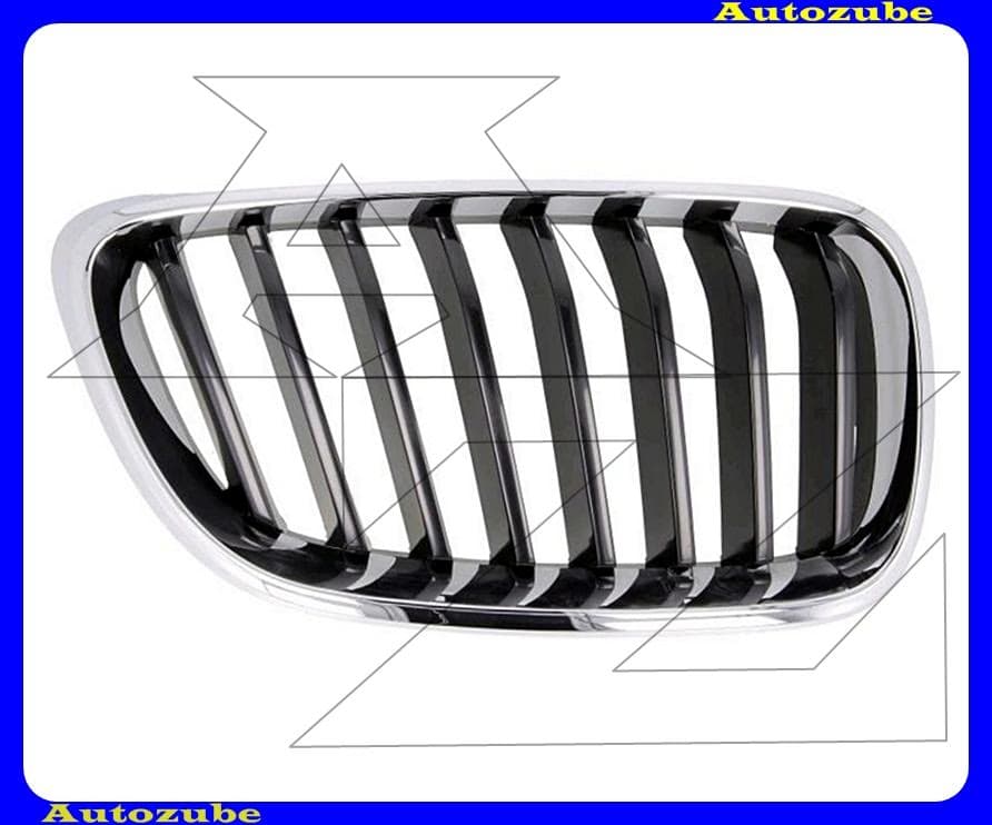 Hűtődíszrács jobb, krómkerettel, fekete bordákkal Hűtődíszrács jobb, krómkerettel, fekete bordákkal