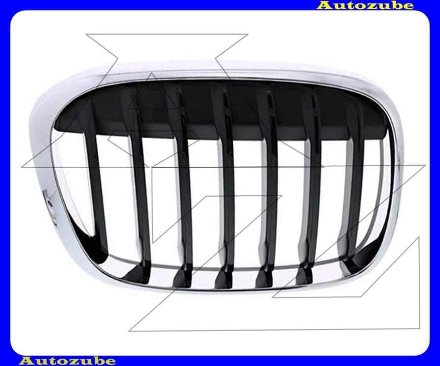 Hűtődíszrács jobb, krómkerettel, fekete bordákkal Hűtődíszrács jobb, krómkerettel, fekete bordákkal