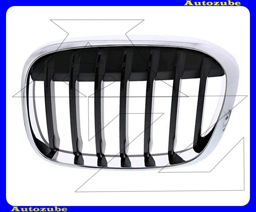 Hűtődíszrács bal, krómkerettel, fekete bordákkal Hűtődíszrács bal, krómkerettel, fekete bordákkal