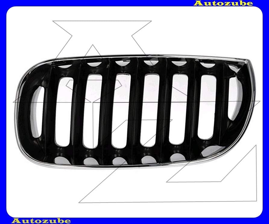 Hűtődíszrács bal, krómkerettel, fekete bordákkal Hűtődíszrács bal, krómkerettel, fekete bordákkal