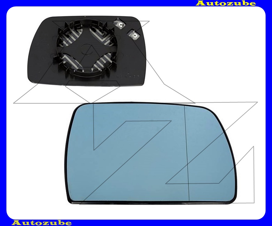 Visszapillantó tükörlap jobb, fűthető-aszférikus-kék (tartólappal) Visszapillantó tükörlap jobb, fűthető-aszférikus-kék (tartólappal)