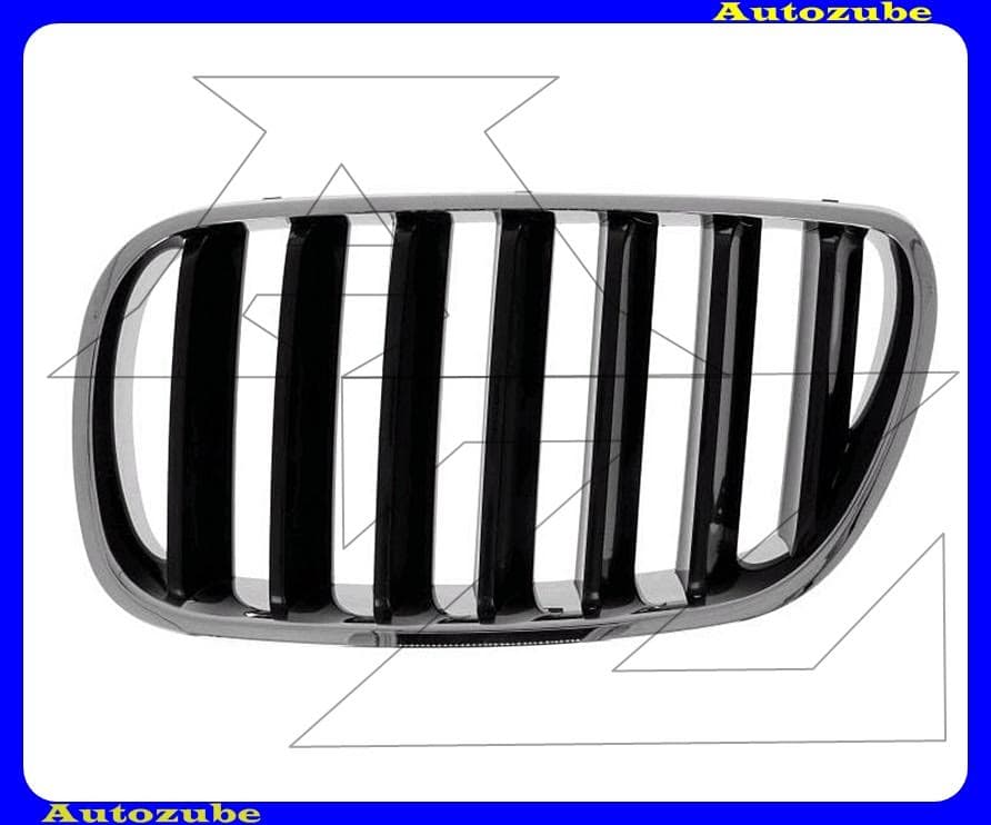 Hűtődíszrács bal, krómkerettel, fekete bordákkal Hűtődíszrács bal, krómkerettel, fekete bordákkal