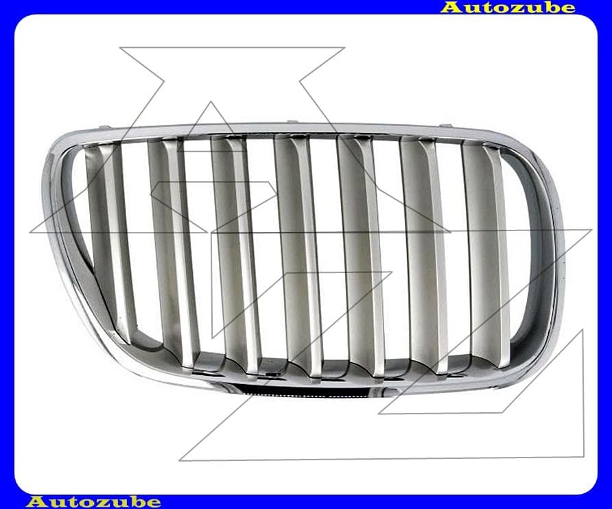 Hűtődíszrács jobb, krómkerettel, titánium bordákkal Hűtődíszrács jobb, krómkerettel, titánium bordákkal