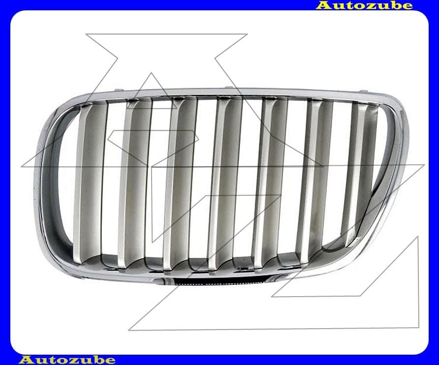 Hűtődíszrács bal, krómkerettel, titánium bordákkal Hűtődíszrács bal, krómkerettel, titánium bordákkal