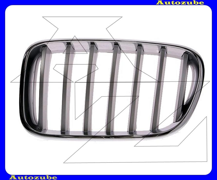 Hűtődíszrács bal, krómkerettel, titánium bordákkal Hűtődíszrács bal, krómkerettel, titánium bordákkal