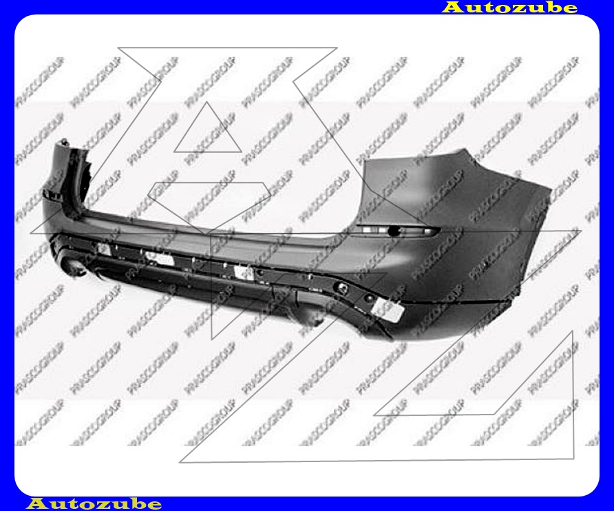 Hátsó lökhárító alapozott Hátsó lökhárító alapozott