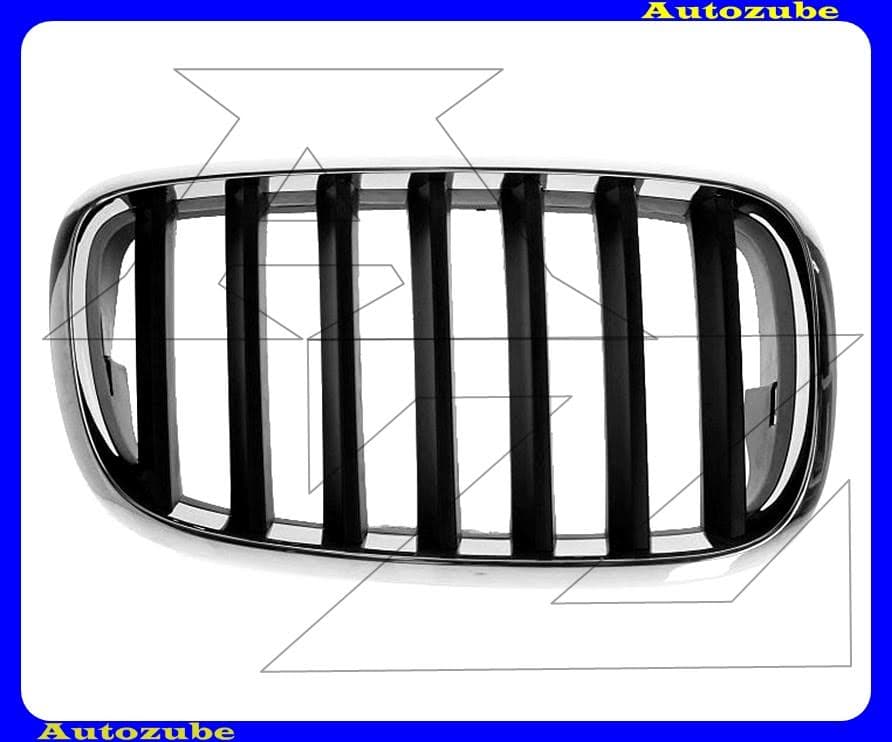 Hűtődíszrács jobb, krómkerettel, fekete bordákkal Hűtődíszrács jobb, krómkerettel, fekete bordákkal