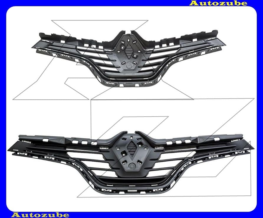 Hűtődíszrács fekete Hűtődíszrács fekete