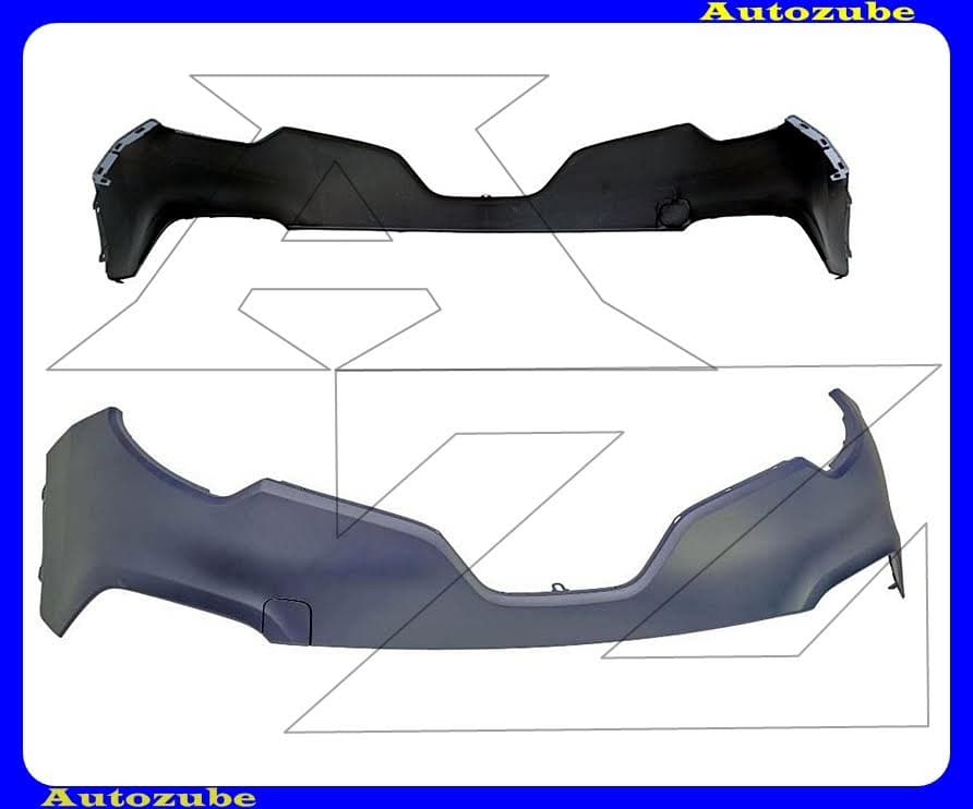 Első lökhárító felső rész, alapozott Első lökhárító felső rész, alapozott