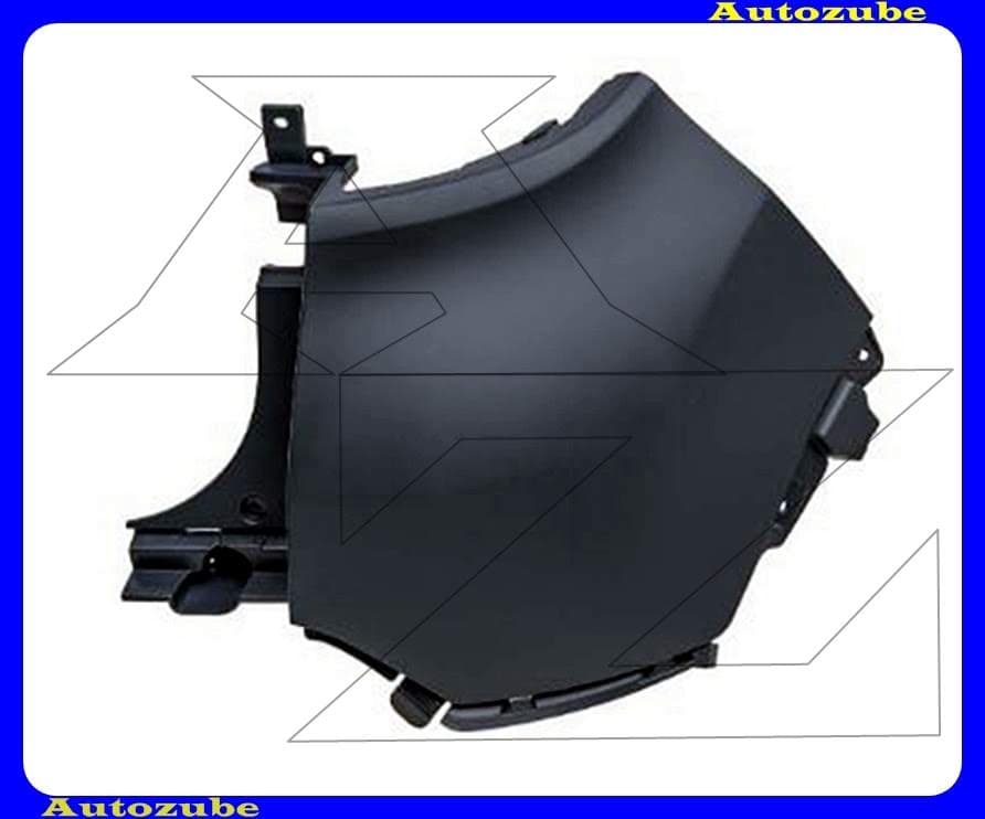 Hátsó lökhárító sarok jobb, alapozott Hátsó lökhárító sarok jobb, alapozott