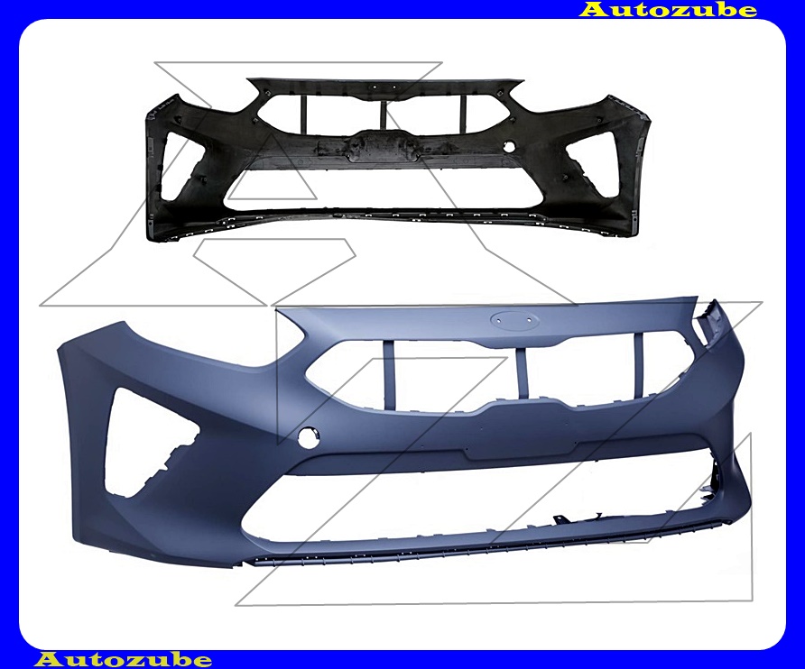 Első lökhárító alapozott Első lökhárító alapozott